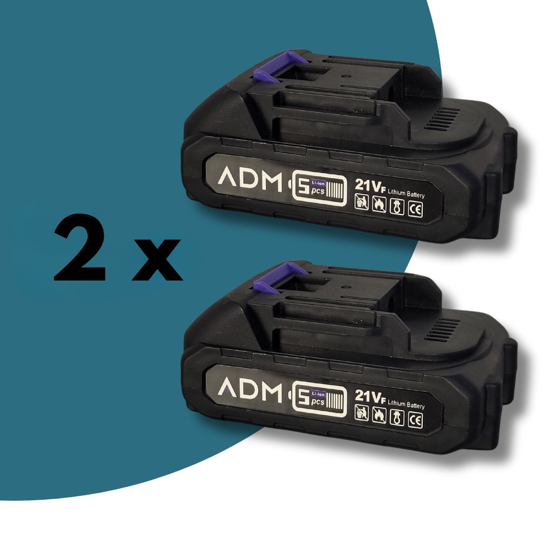 BEZPRZEWODOWY PISTOLET MALARSKI ADM 21V Z 2 AKUMULATORAMI LITOWYMI