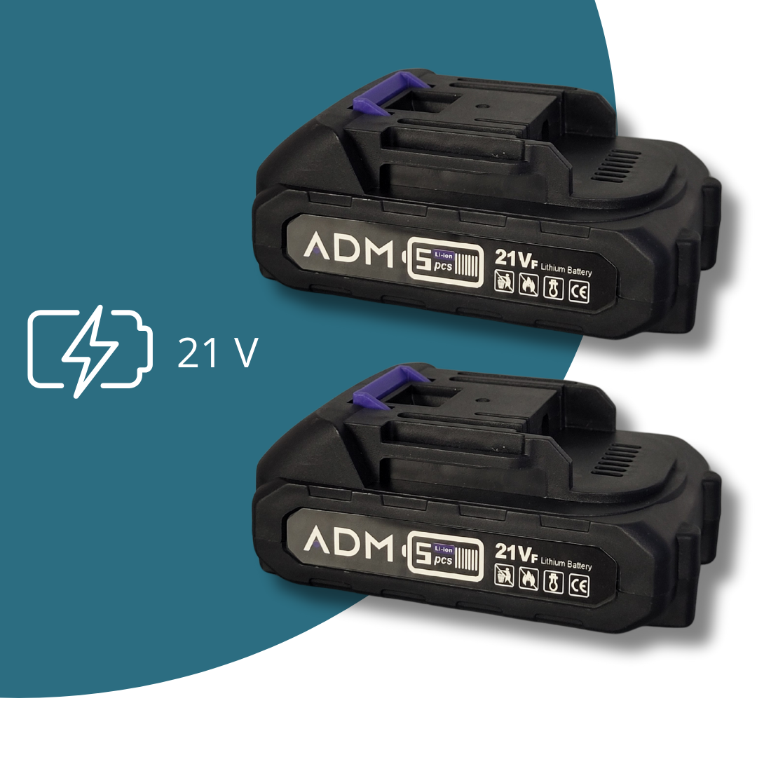 BEZPRZEWODOWY PISTOLET MALARSKI ADM 21V Z 2 AKUMULATORAMI LITOWYMI