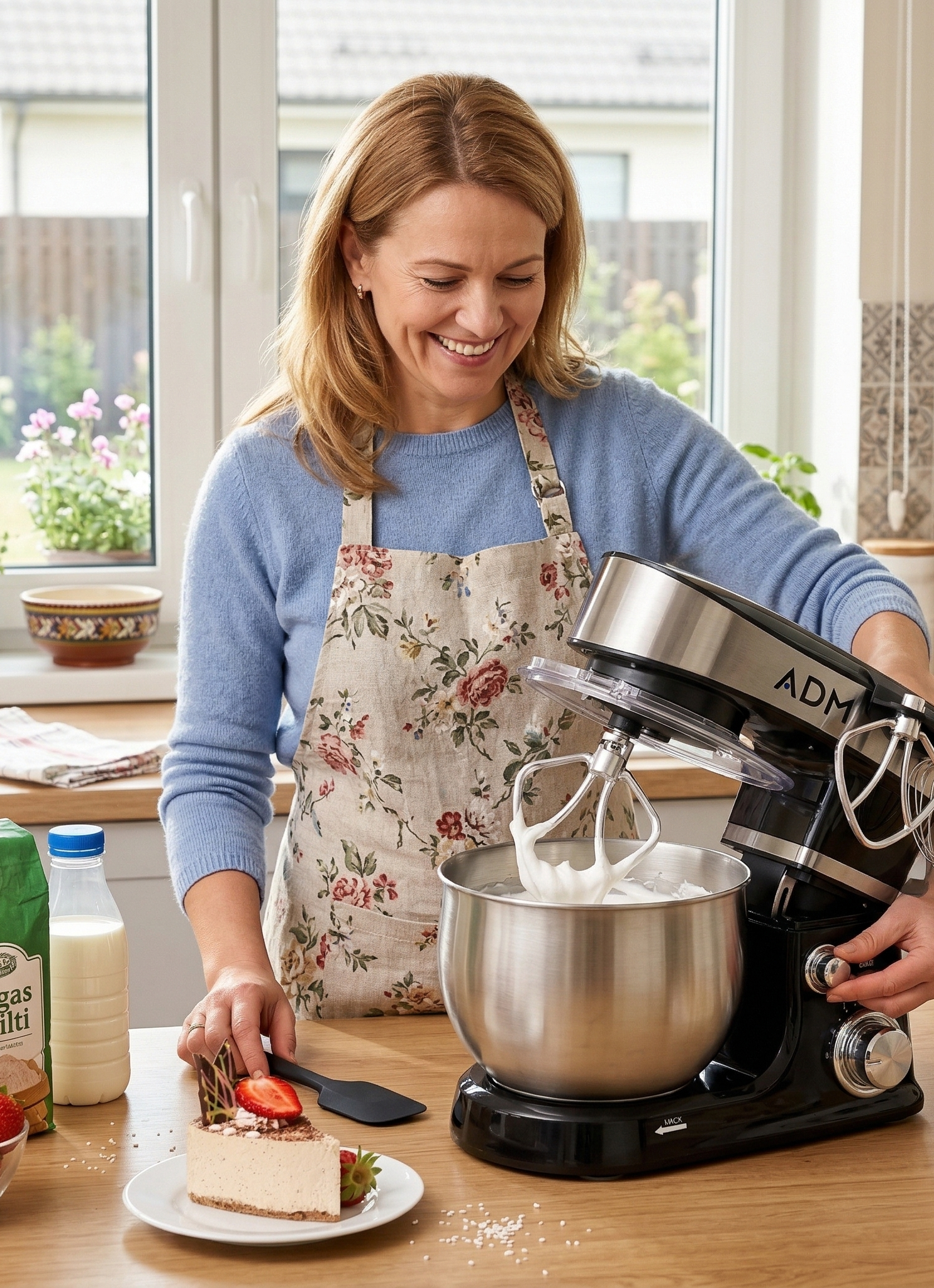 Mikser Planetarny ADM 700W z Miską ze Stali Nierdzewnej 3L