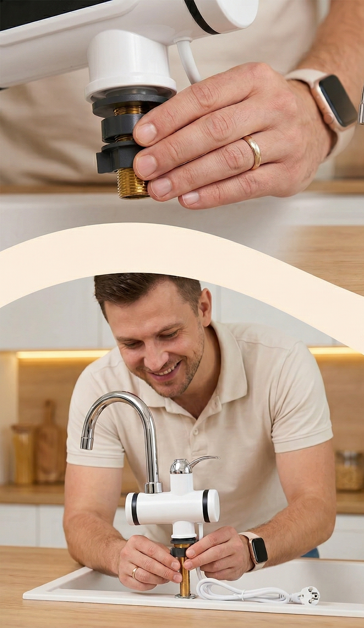 ADM Instant Electric Heating Water Faucet