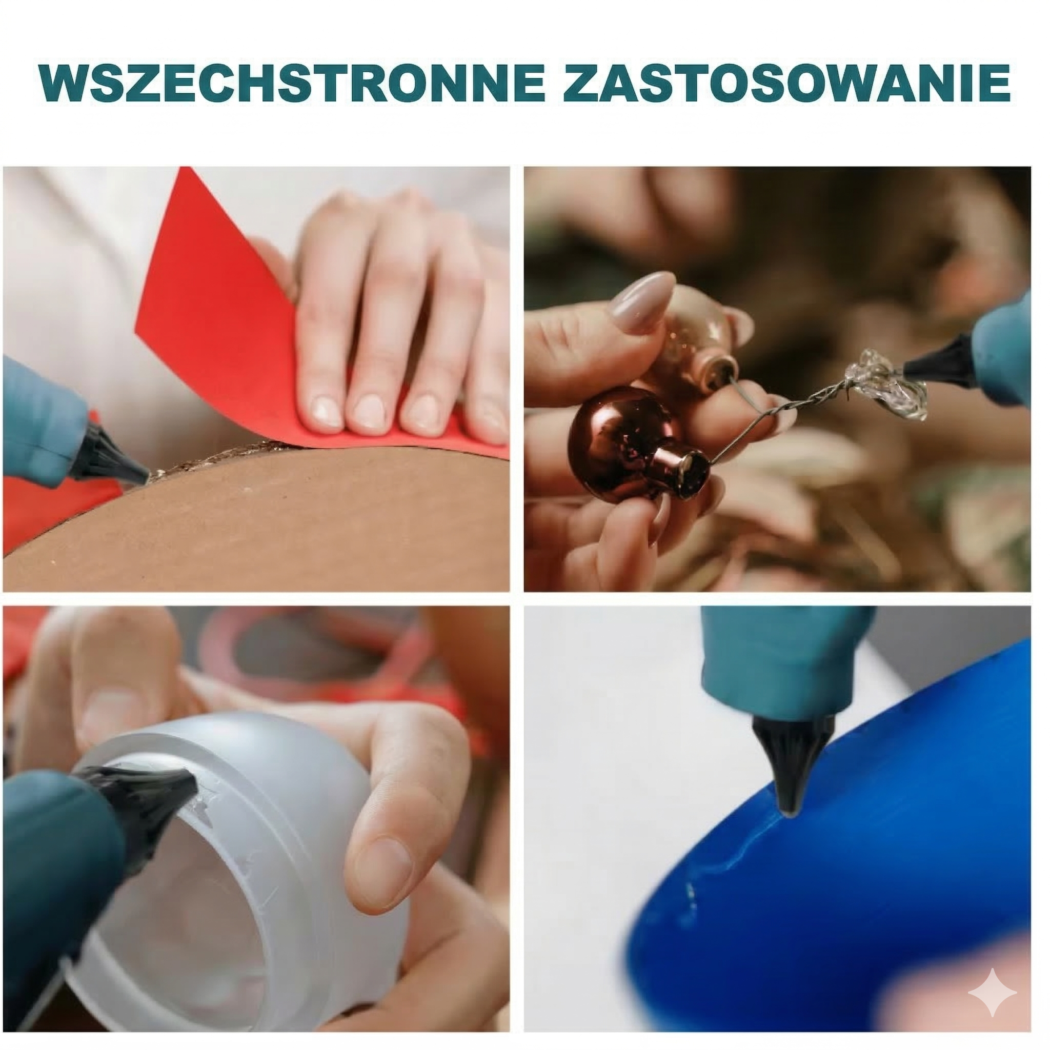 ADM BEZPRZEWODOWY PISTOLET DO KLEJU NA GORĄCO 21V + 1 AKUMULATOR 21V