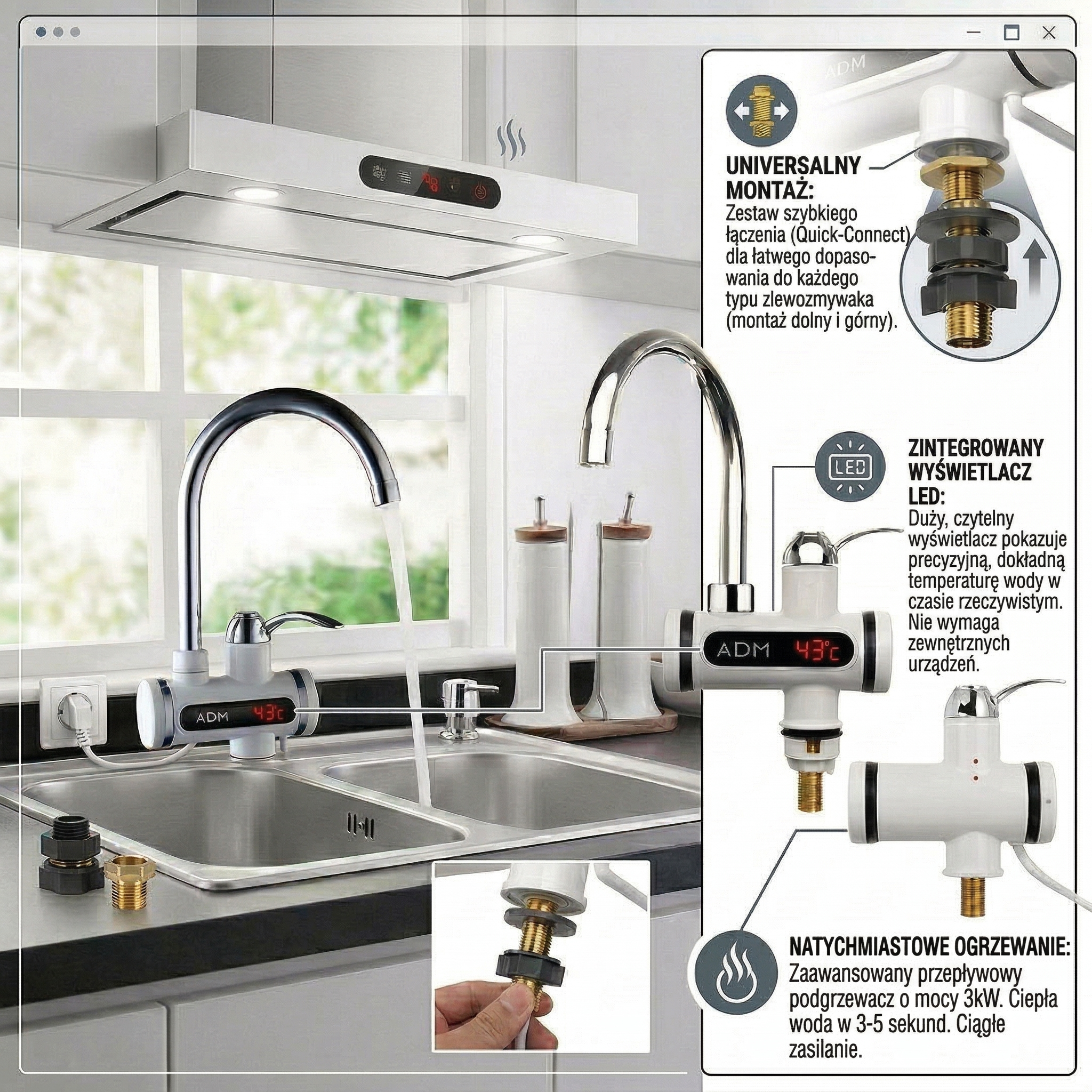 ADM FLOW: CIEPŁA WODA PROSTO Z KRANU
