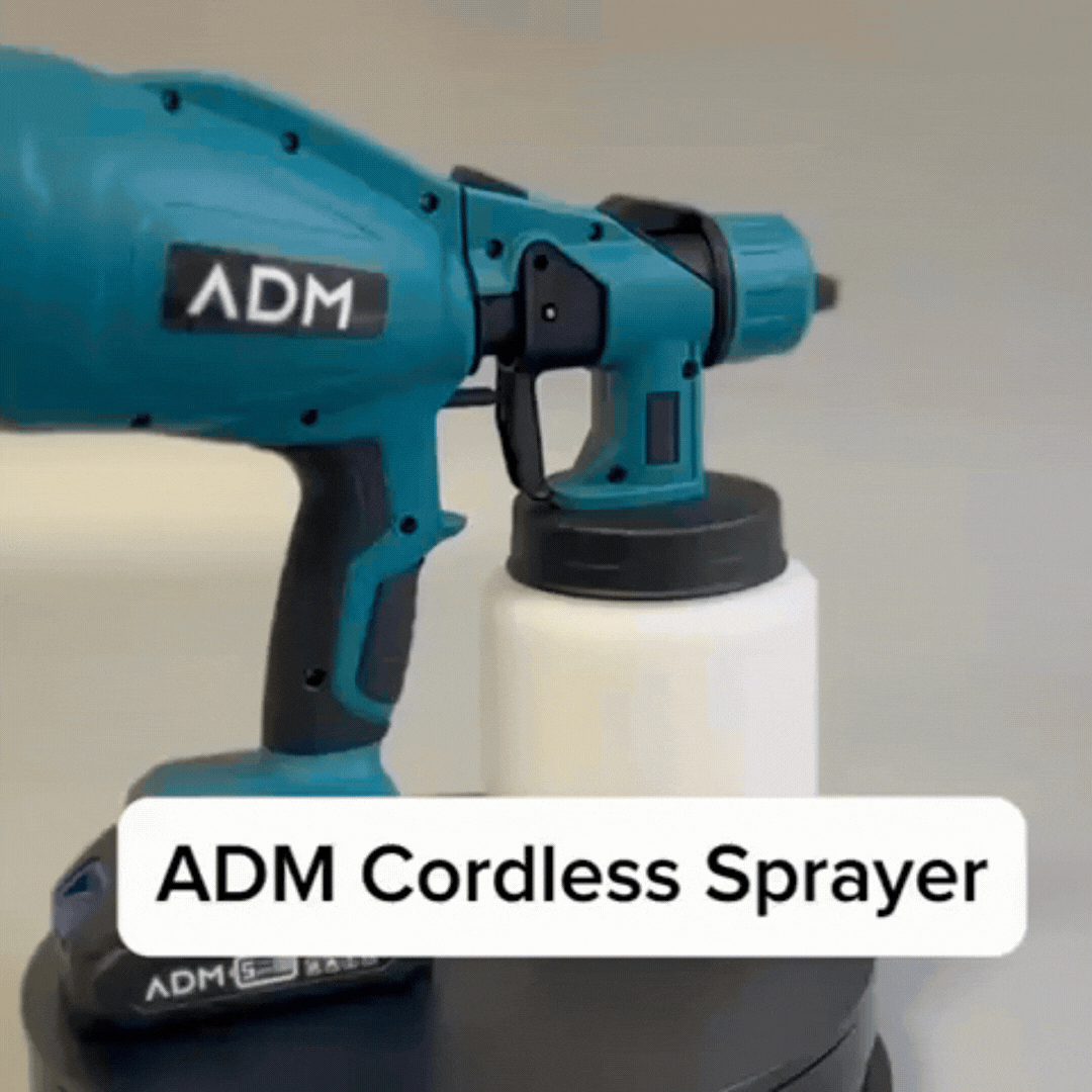 BEZPRZEWODOWY PISTOLET MALARSKI ADM 21V Z 2 AKUMULATORAMI LITOWYMI