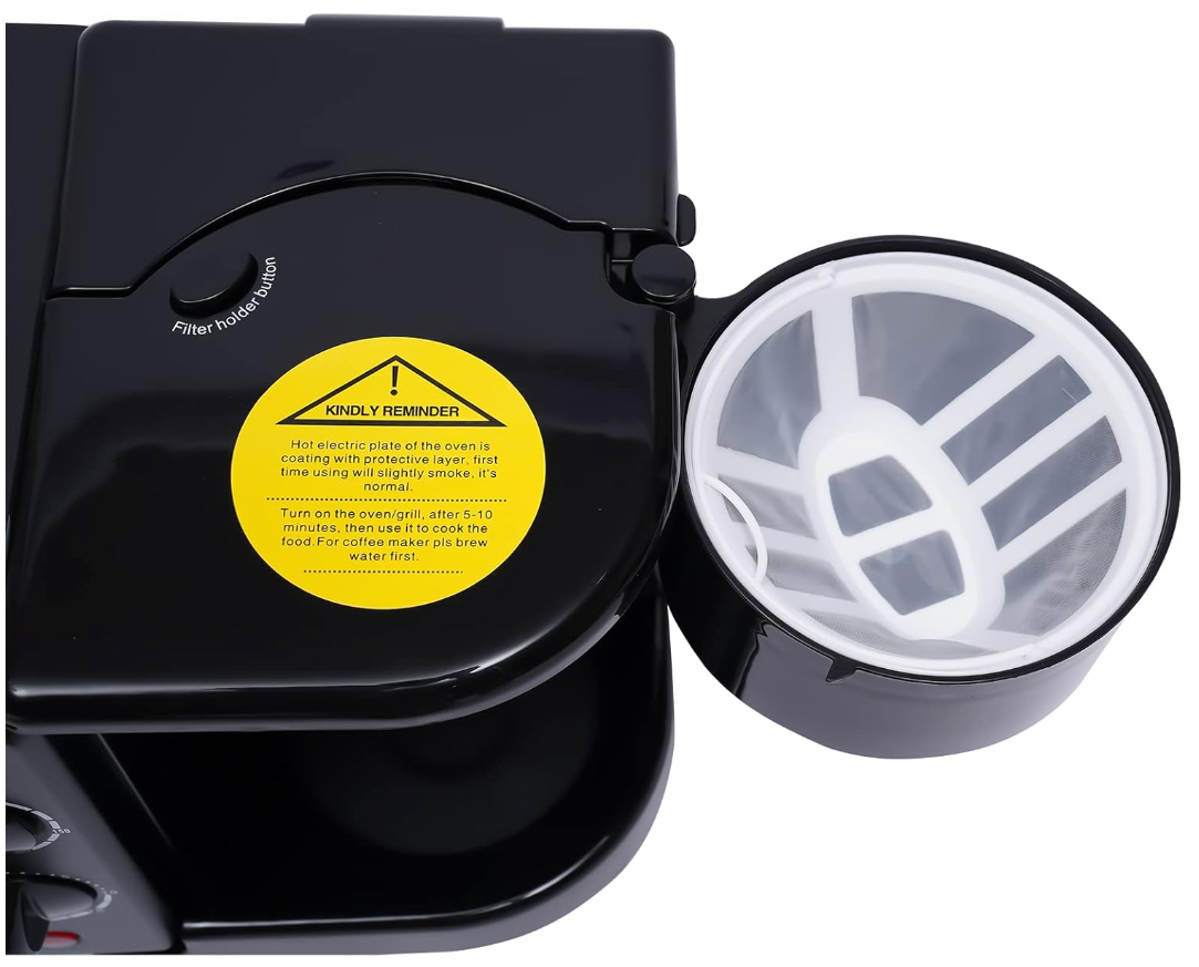 Bar Śniadaniowy 3w1: Ekspres, grill i opiekacz