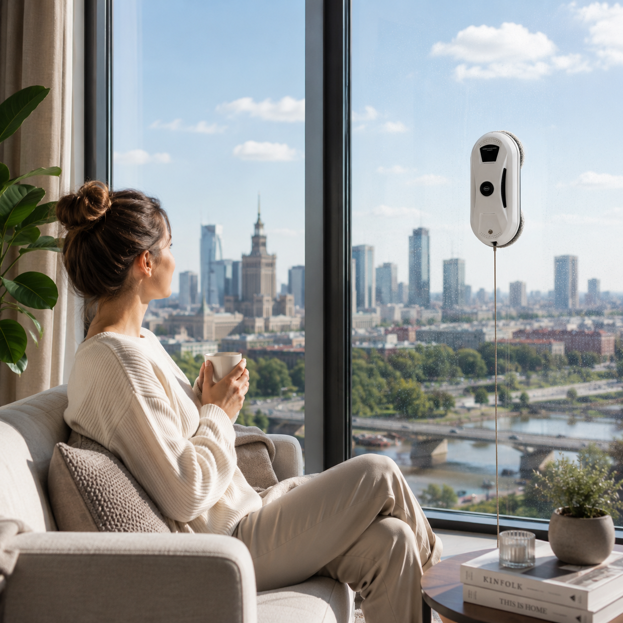 Robot do Mycia Okien ADM 2800 Pa – Czyste Okna Bez Wysiłku